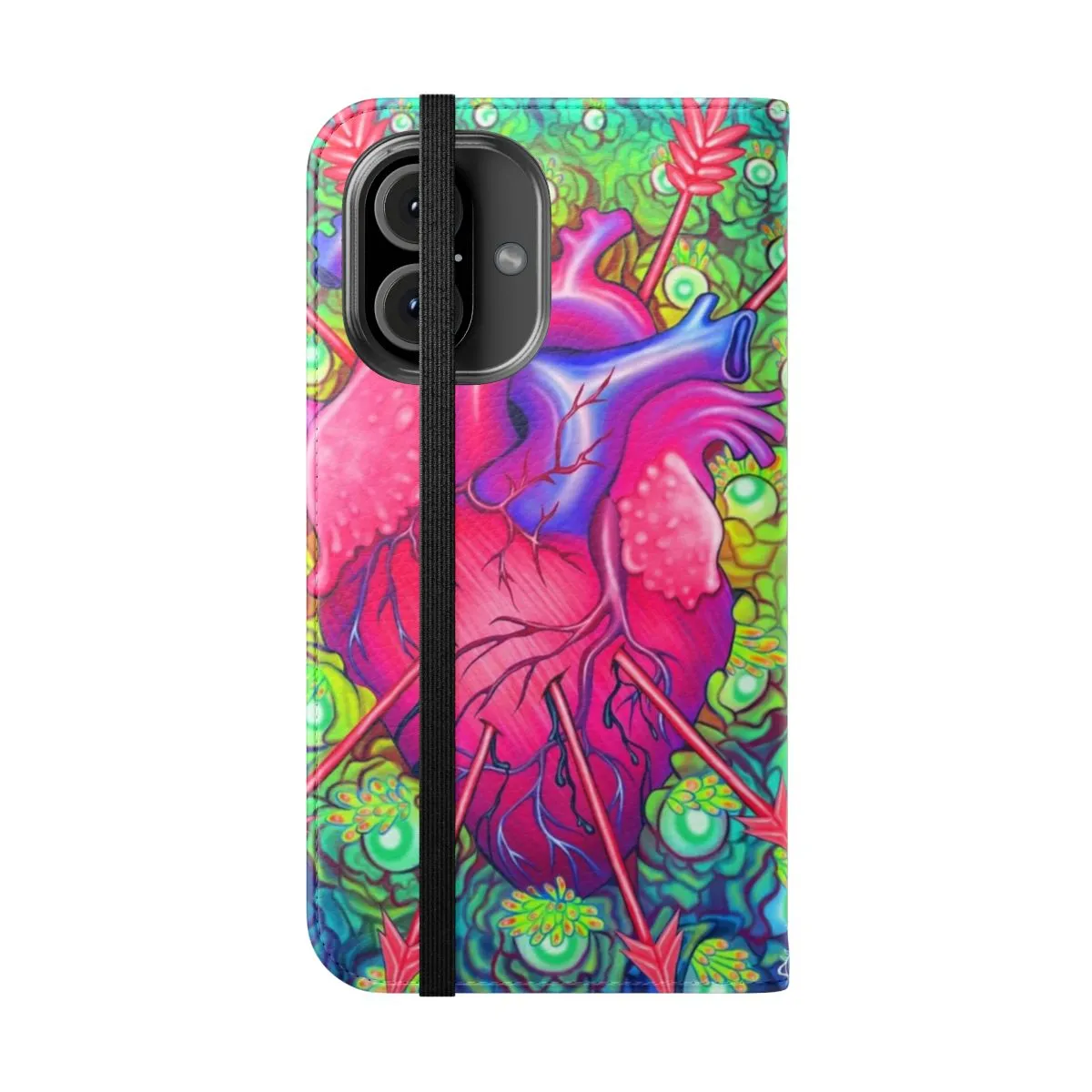 Anatomical Floral Phone Case - Unique & Creepy Protective Cover