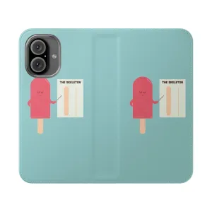 Anatomy-Inspired Flip Cover Phone Case