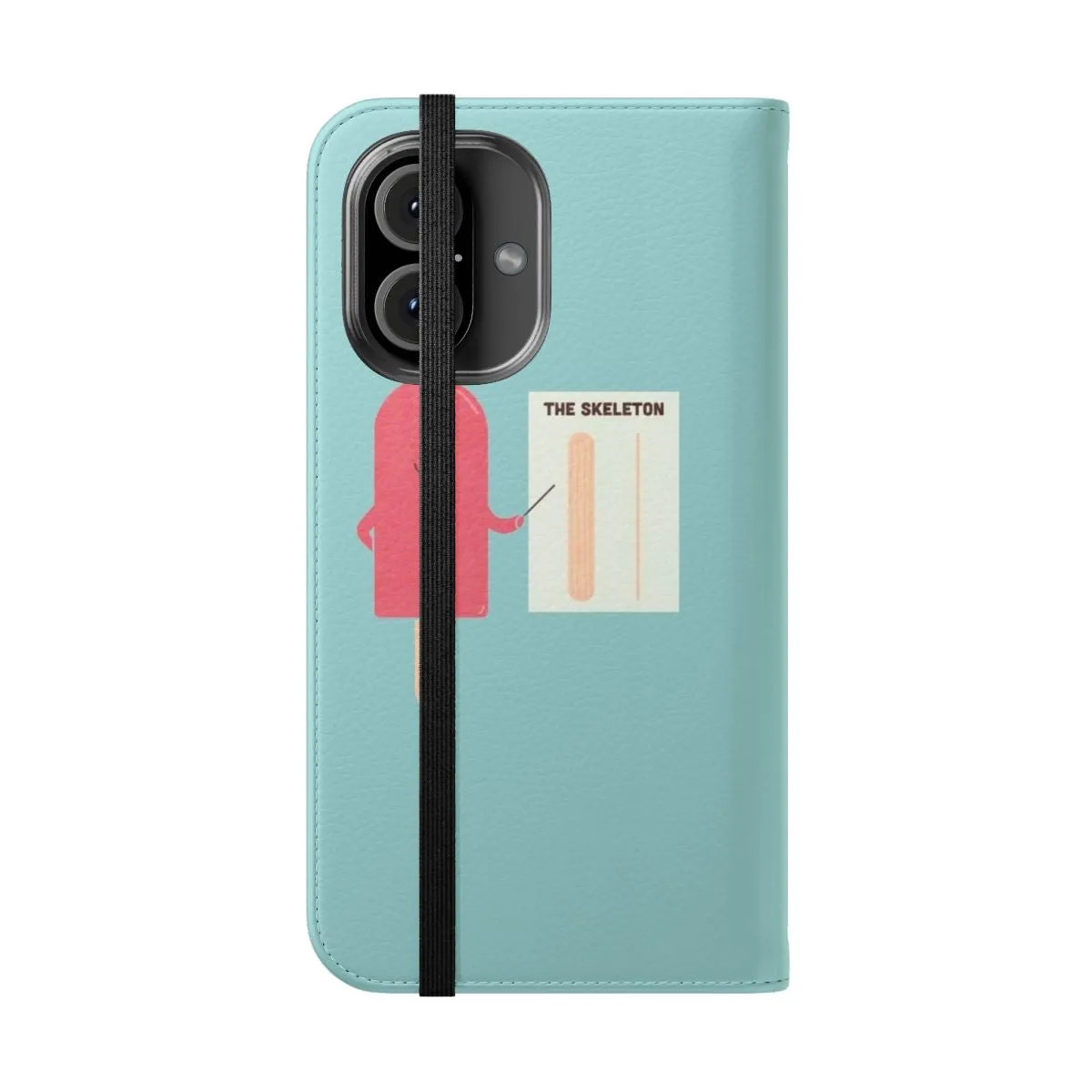 Anatomy-Inspired Flip Cover Phone Case