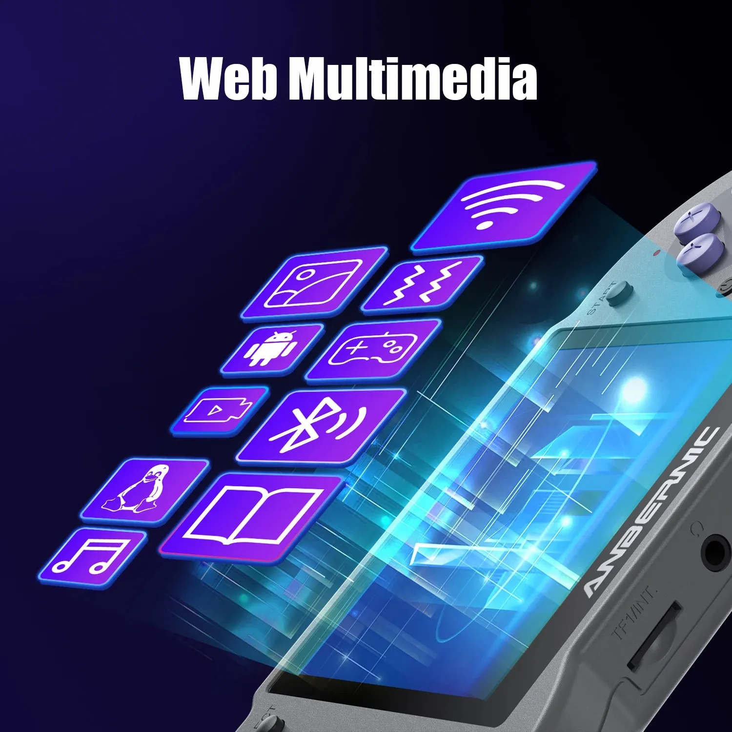 Android 11 LINUX Dual Retro Video Game Consoles   OS 3.5'' IPS Touch Screen 5G WiFi 350000 Games Handheld Gaming
