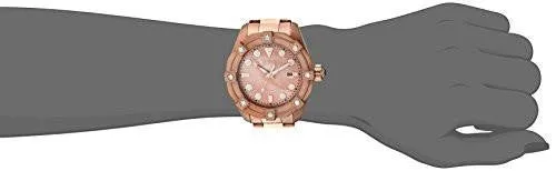 Angel Analog Display Quartz Rose Gold Watch