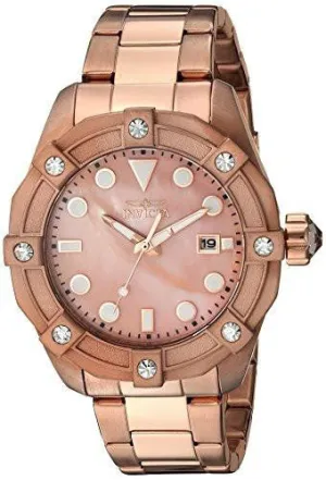 Angel Analog Display Quartz Rose Gold Watch