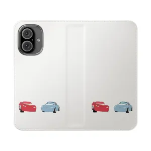 Animated Cars-Inspired Flip Cover Phone Case