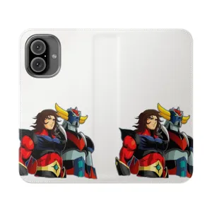Anime Flip Cover Phone Case - Grendizer and Actarus Design