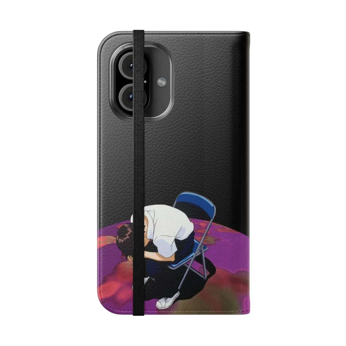 Anime Flip Cover Phone Case Inspired by Neon Genesis Evangelion