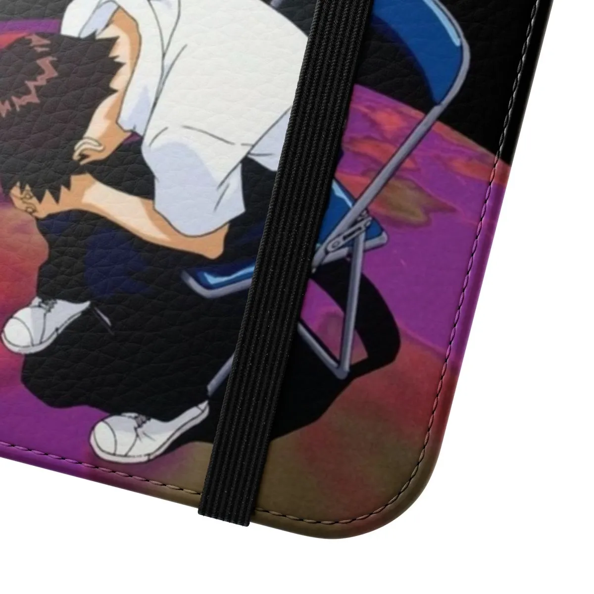 Anime Flip Cover Phone Case Inspired by Neon Genesis Evangelion