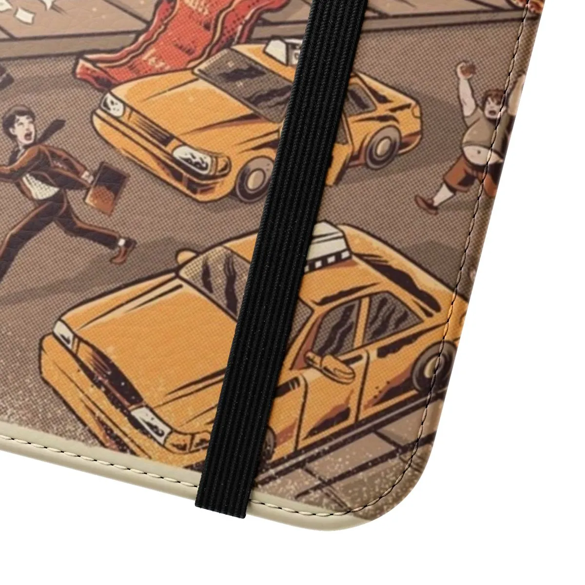Anime-Inspired Burger-Themed Flip Phone Case