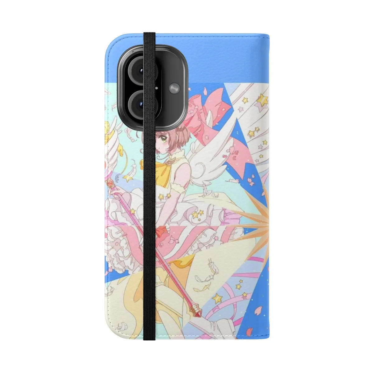 Anime Inspired Cardcaptor Sakura & Kero Chan Flip Cover Phone Case