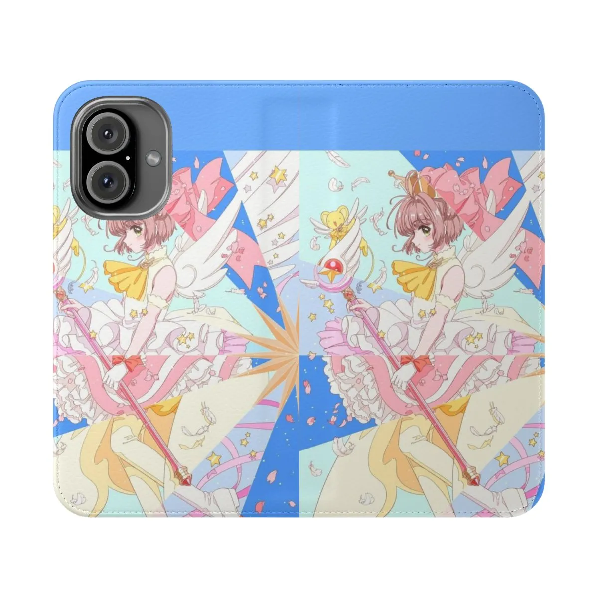 Anime Inspired Cardcaptor Sakura & Kero Chan Flip Cover Phone Case