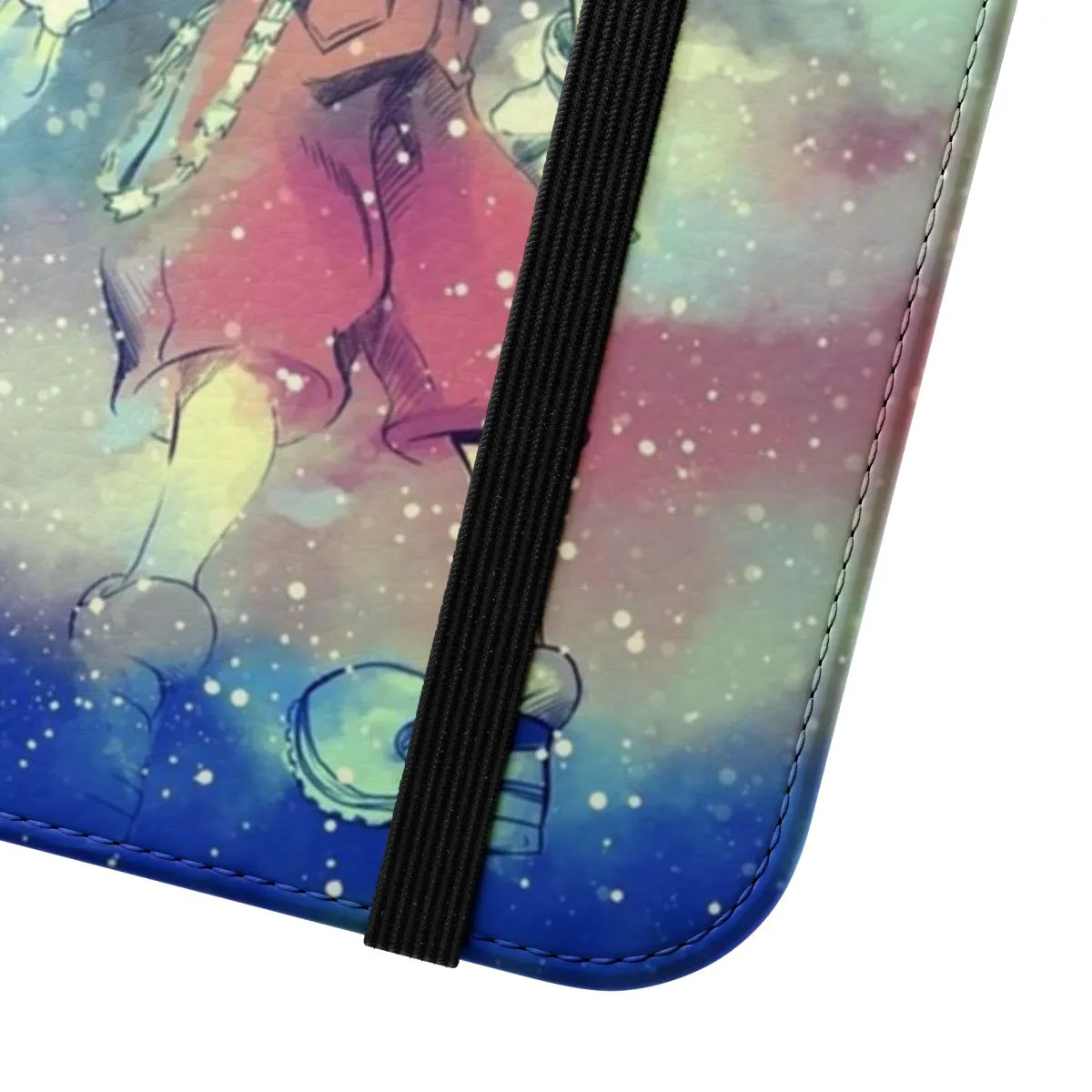 Anime-Inspired Flip Cover Phone Case - Kingdom Hearts Themed