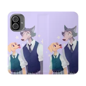Anime-Inspired Furry Phone Case for Beastars Fans