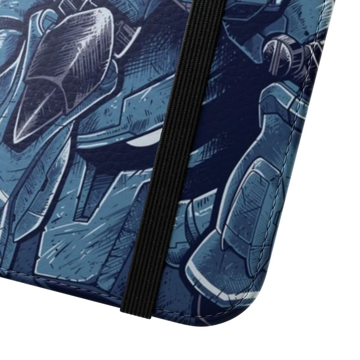 Anime-Inspired Gundam Gouf Custom Flip Cover Phone Case