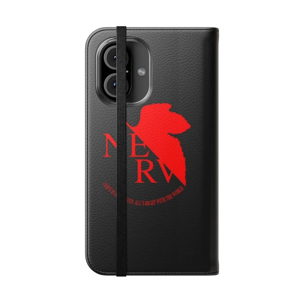 Anime Inspired Nerv Logo Flip Cover Phone Case