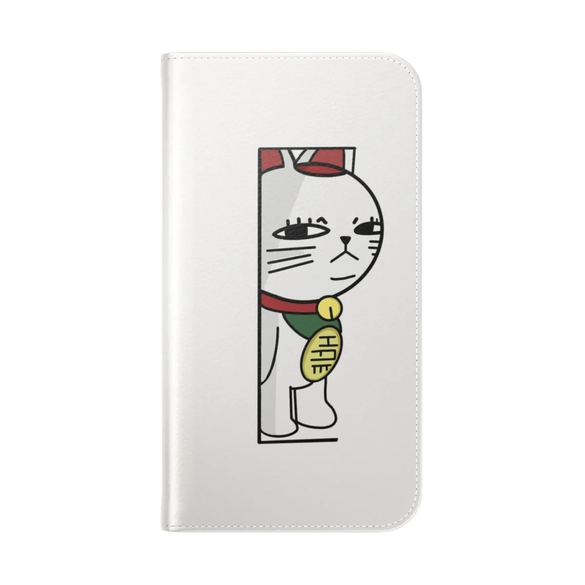 Anime-Inspired Turbo Grandma Cat Flip Cover Phone Case