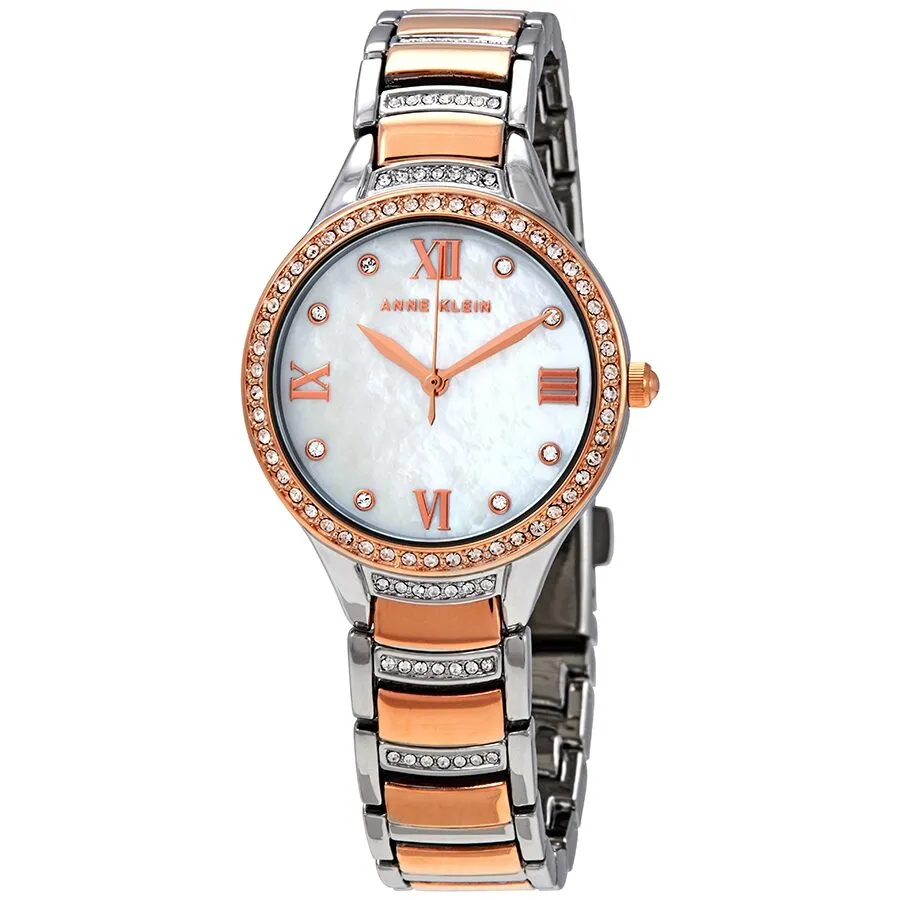 Anne Klein Mother of Pearl Dial Two-tone Ladies Watch 3385MPRT