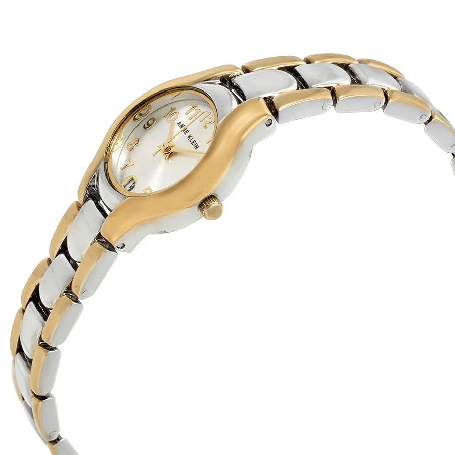 Anne Klein Silver Dial Two-tone Ladies Watch 10-6777SVTT