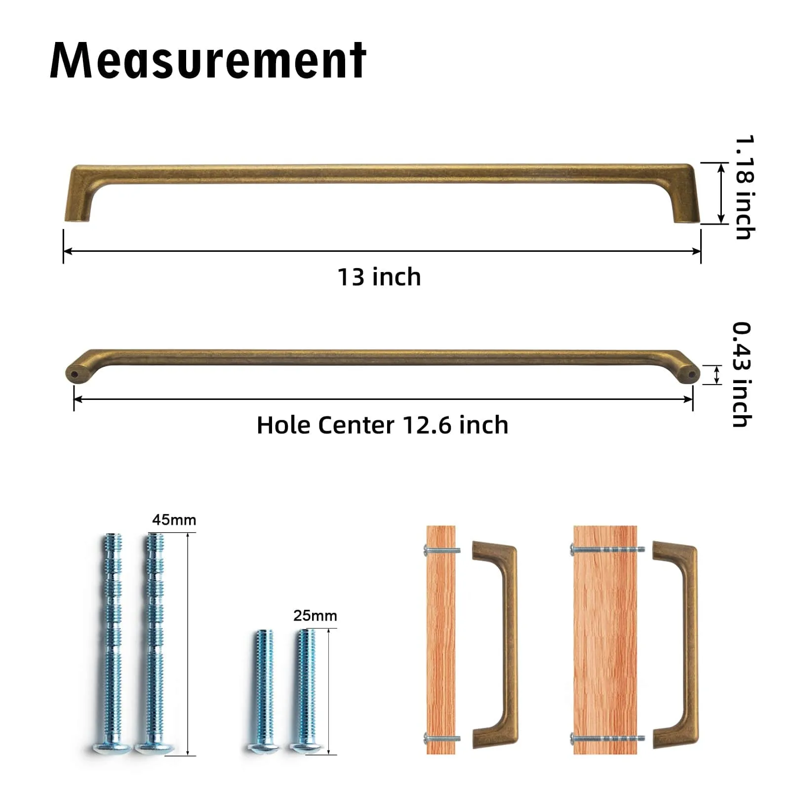Antique Brass Cabinet Pulls Stylish Aluminum Alloy Cabinet Hardware