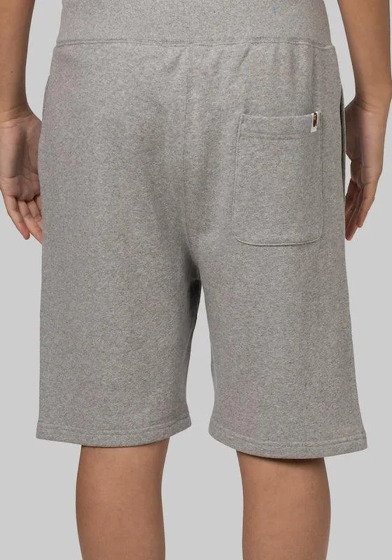 Ape Head One Point Sweat Short - Grey