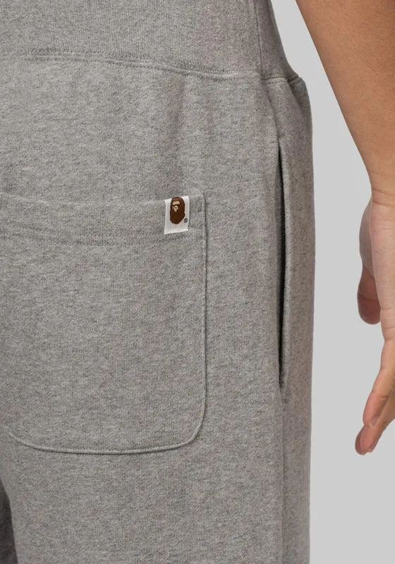 Ape Head One Point Sweat Short - Grey
