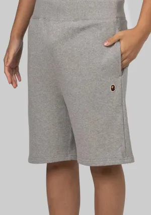 Ape Head One Point Sweat Short - Grey