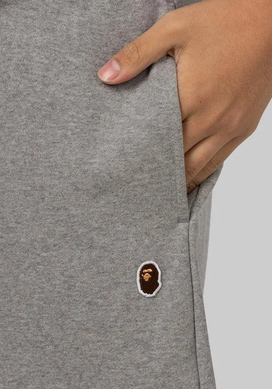 Ape Head One Point Sweat Short - Grey