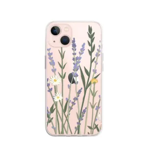 Apfelkiste - iPhone 13 Mini Rubber Case Cover Ultra Thin Flower Meadow - Transparent