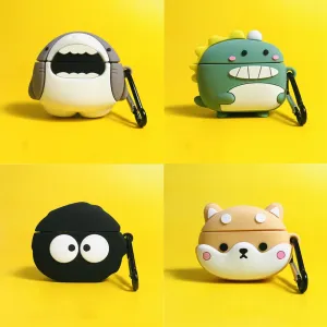 Apple AirPods 1 Earphone Silicon Case Cute 3D Avocado Shark Corgi Dog