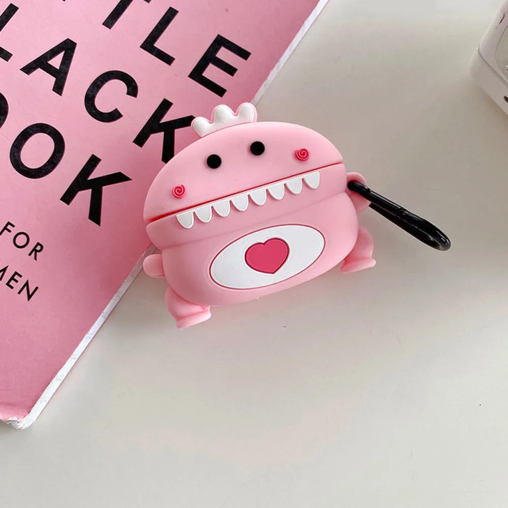 Apple AirPods 1 Earphone Silicon Case Cute 3D Avocado Shark Corgi Dog