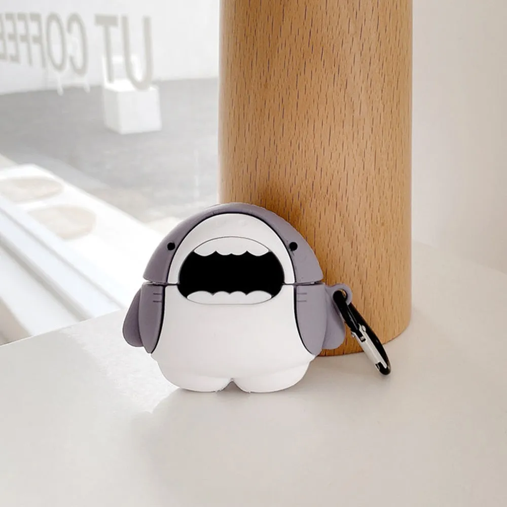 Apple AirPods 1 Earphone Silicon Case Cute 3D Avocado Shark Corgi Dog