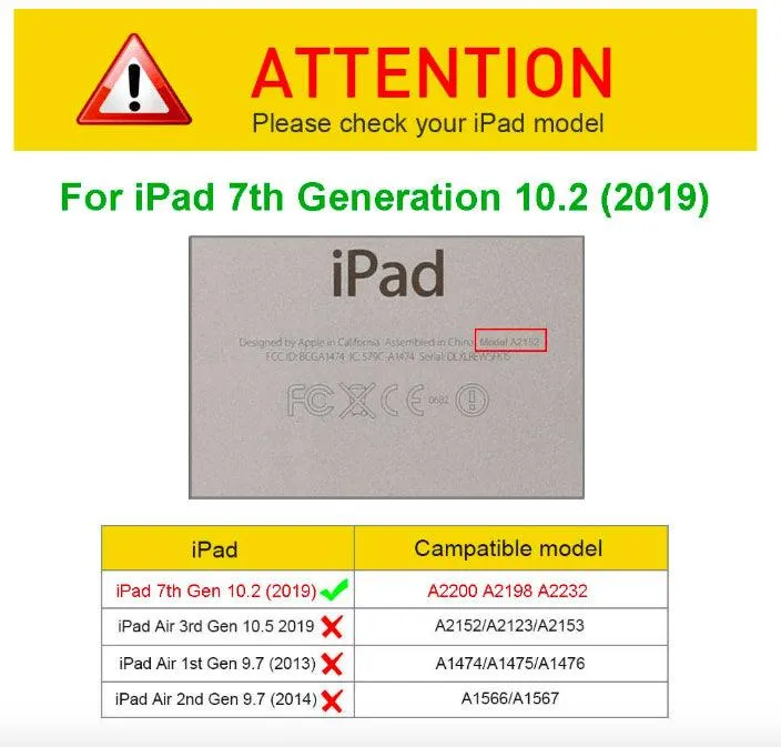 Apple iPad 10.2 (Geneartion 7) 360° Rotating Folio Case