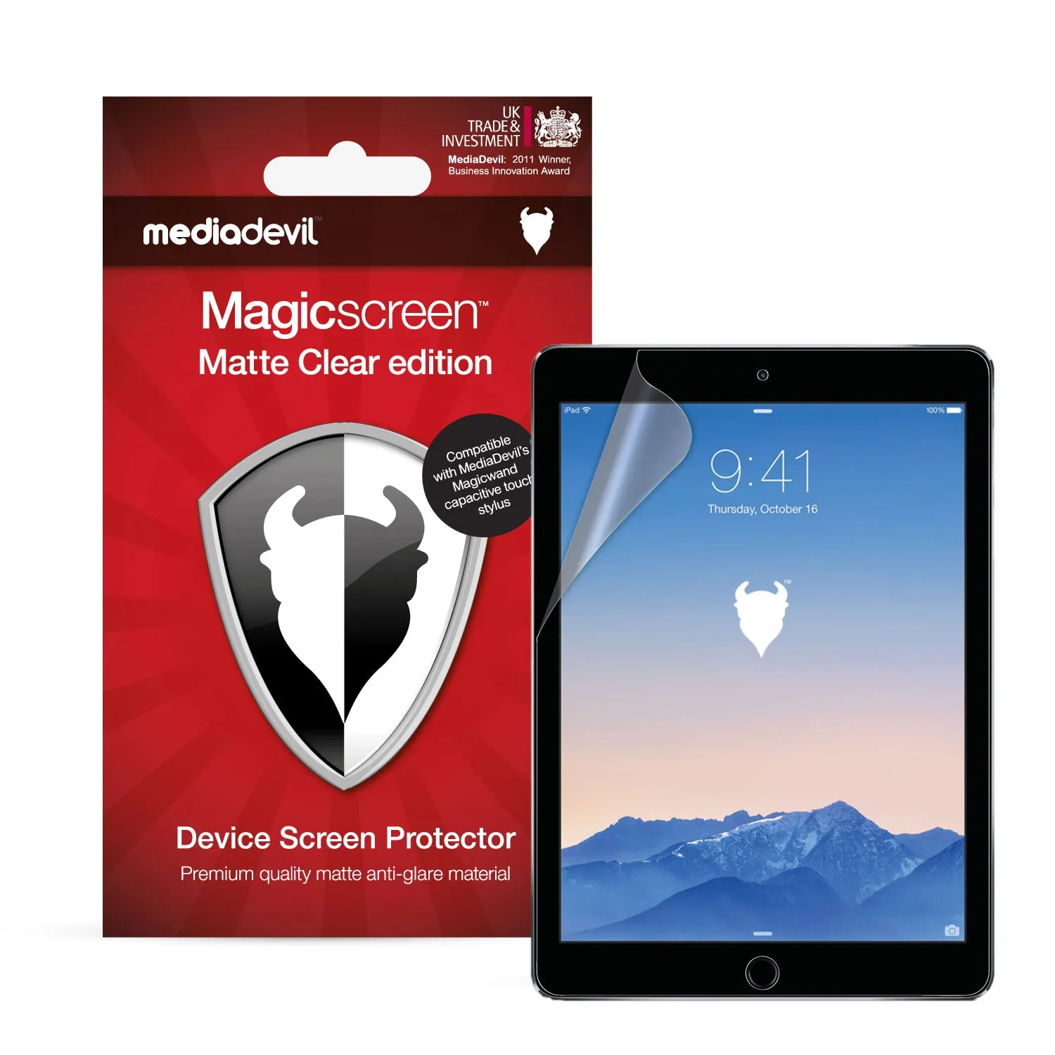 Apple iPad (2017-2018, Air 1/2, Pro 9.7") Screen Protector (Matte, Anti-Glare)