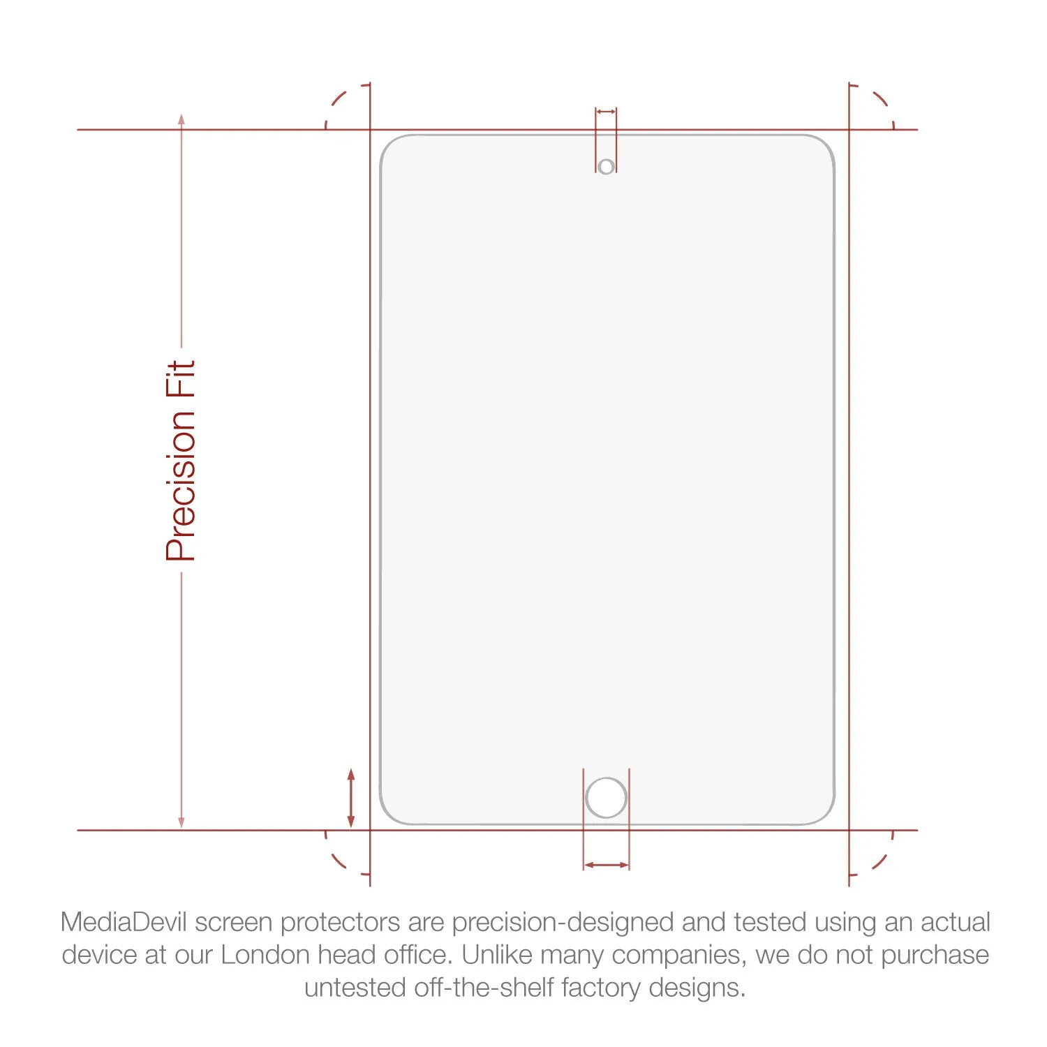 Apple iPad Mini 4 Screen Protector (Matte, Anti-Glare)