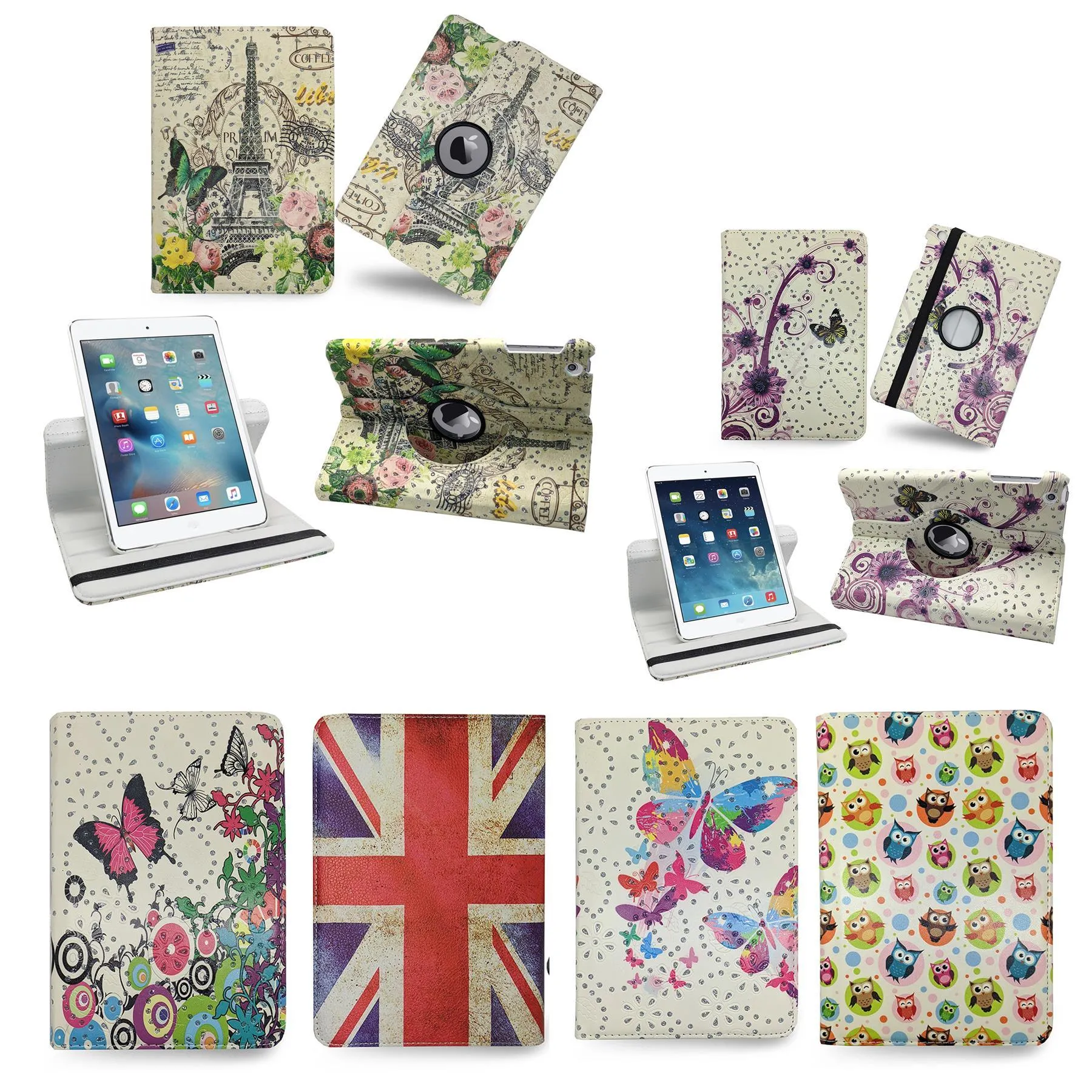 Apple iPad MINI 4/5 360° Rotating Folio Case