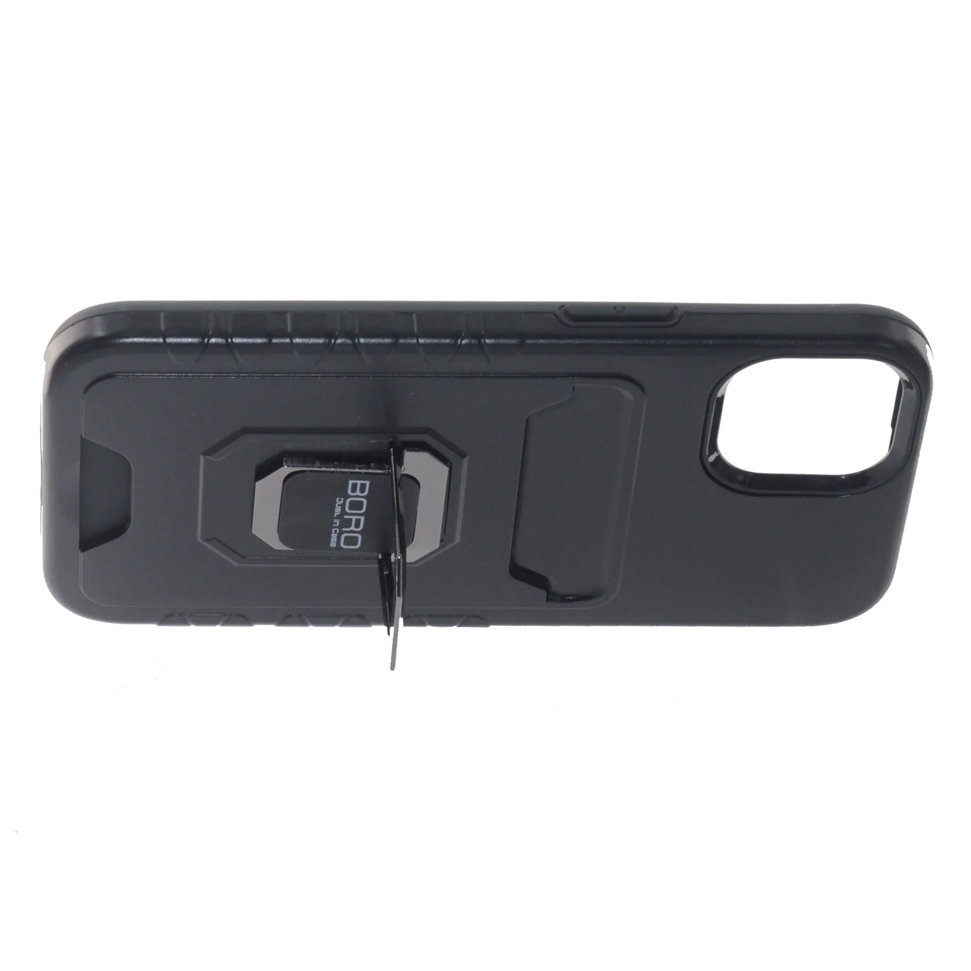 Apple iPhone 12 Case/12ProCase, (BORO) Magnetic Ring Armor Case with Card Holder, Color Black