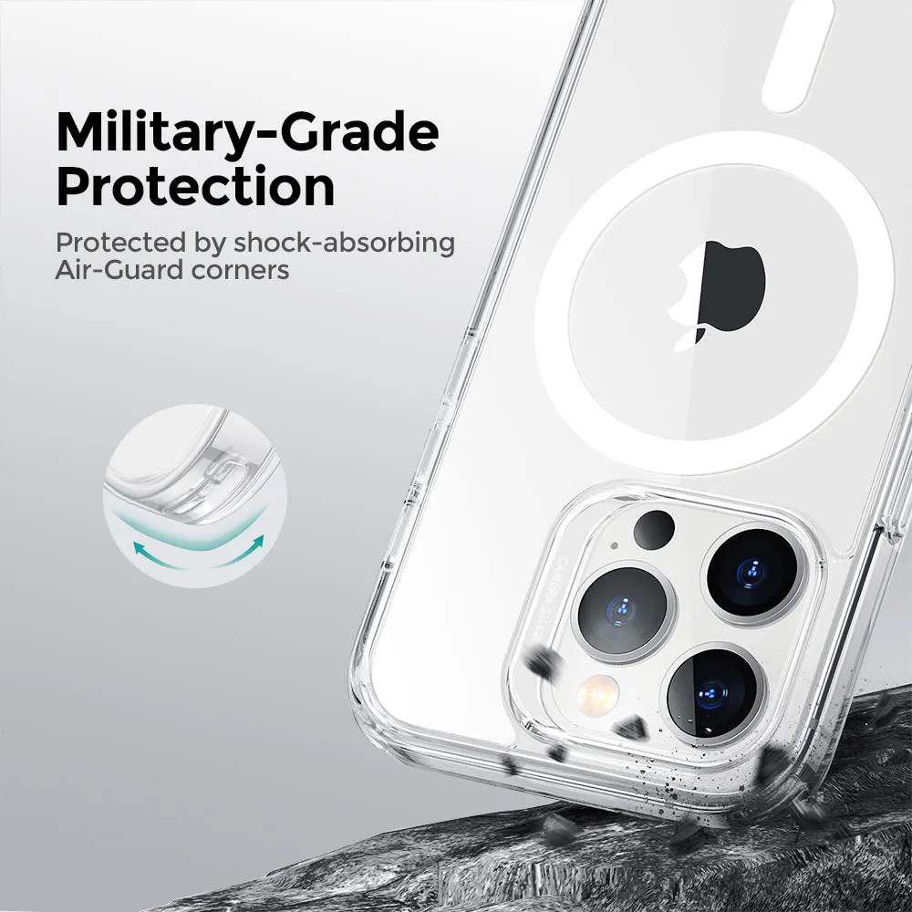 Apple iPhone 14 Case | TPU Acrylic Slim Thin Magnetic Mobile Phone Cover  | Clear