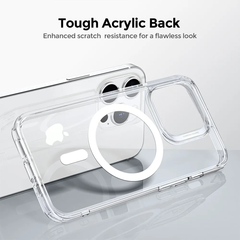 Apple iPhone 14 Case | TPU Acrylic Slim Thin Magnetic Mobile Phone Cover  | Clear
