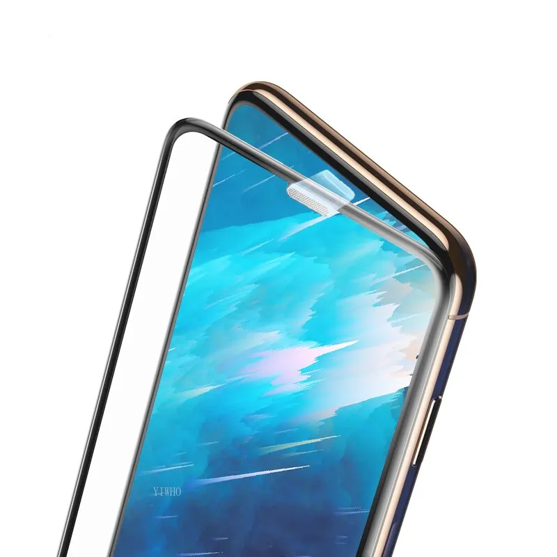 Apple iPhone 14 Full Coverage Tempered Glass Screen Protector Film Guard [2 Pack]