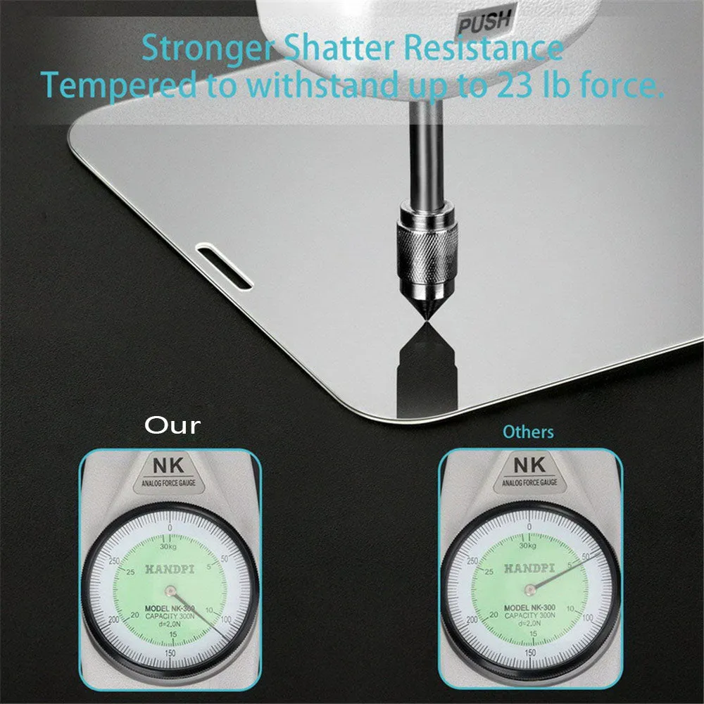 Apple iPhone 14 Full Coverage Tempered Glass Screen Protector Film Guard [2 Pack]