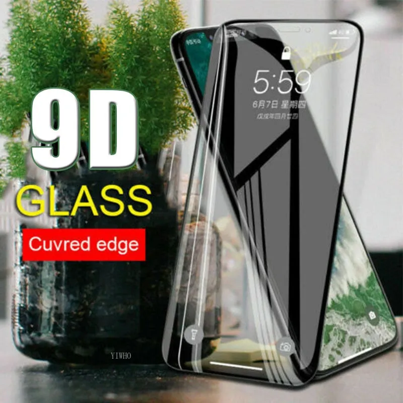 Apple iPhone 14 Full Coverage Tempered Glass Screen Protector Film Guard [2 Pack]