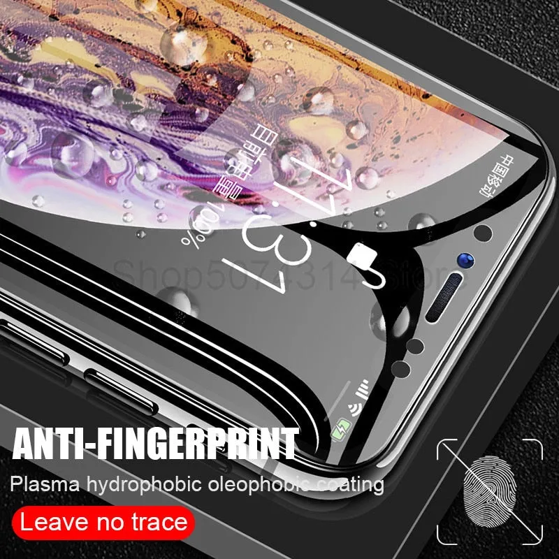 Apple iPhone 14 Full Coverage Tempered Glass Screen Protector Film Guard [2 Pack]