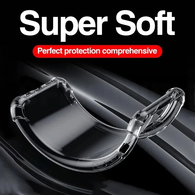 Apple iPhone 14 Pro Case Crystal Clear Heavy Duty Transparent TPU Bumper Shockproof Case Cover