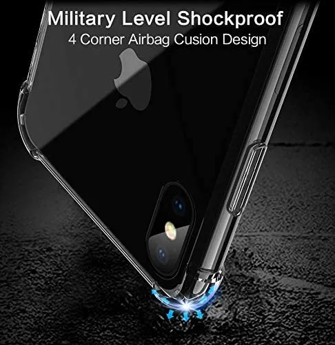 Apple iPhone 14 Pro Case Crystal Clear Heavy Duty Transparent TPU Bumper Shockproof Case Cover