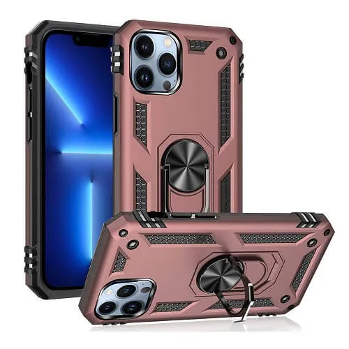 Apple iPhone 14 Pro Magnetic Ring Case Rugged Shockproof kickstand Heavy Duty Protective Back Cover