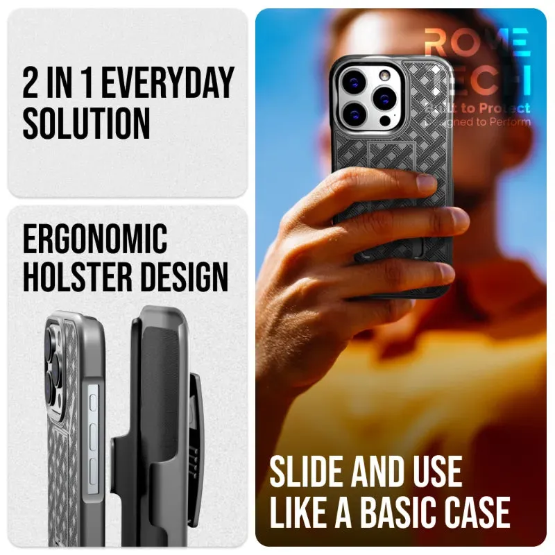 Apple iPhone 16 Pro Belt Clip Holster Phone Case