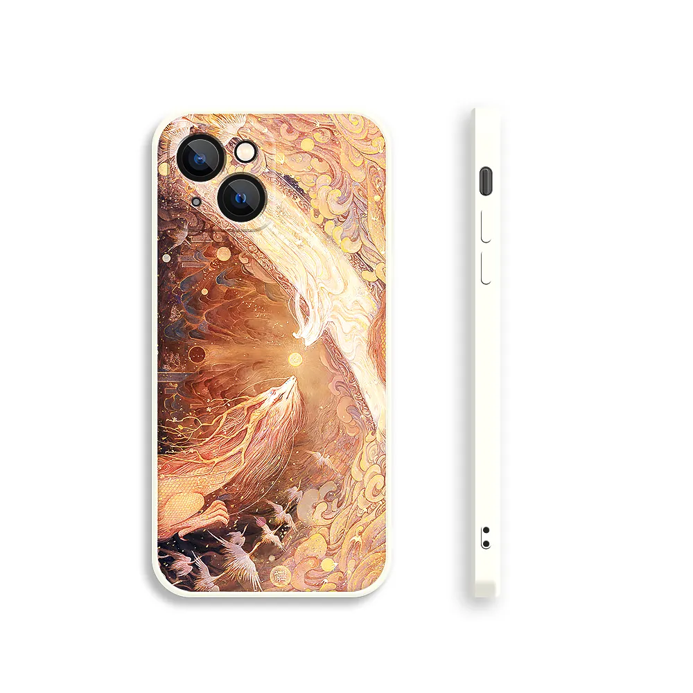 Apple iPhone Series FuXi Dragon Silicone Phone Case