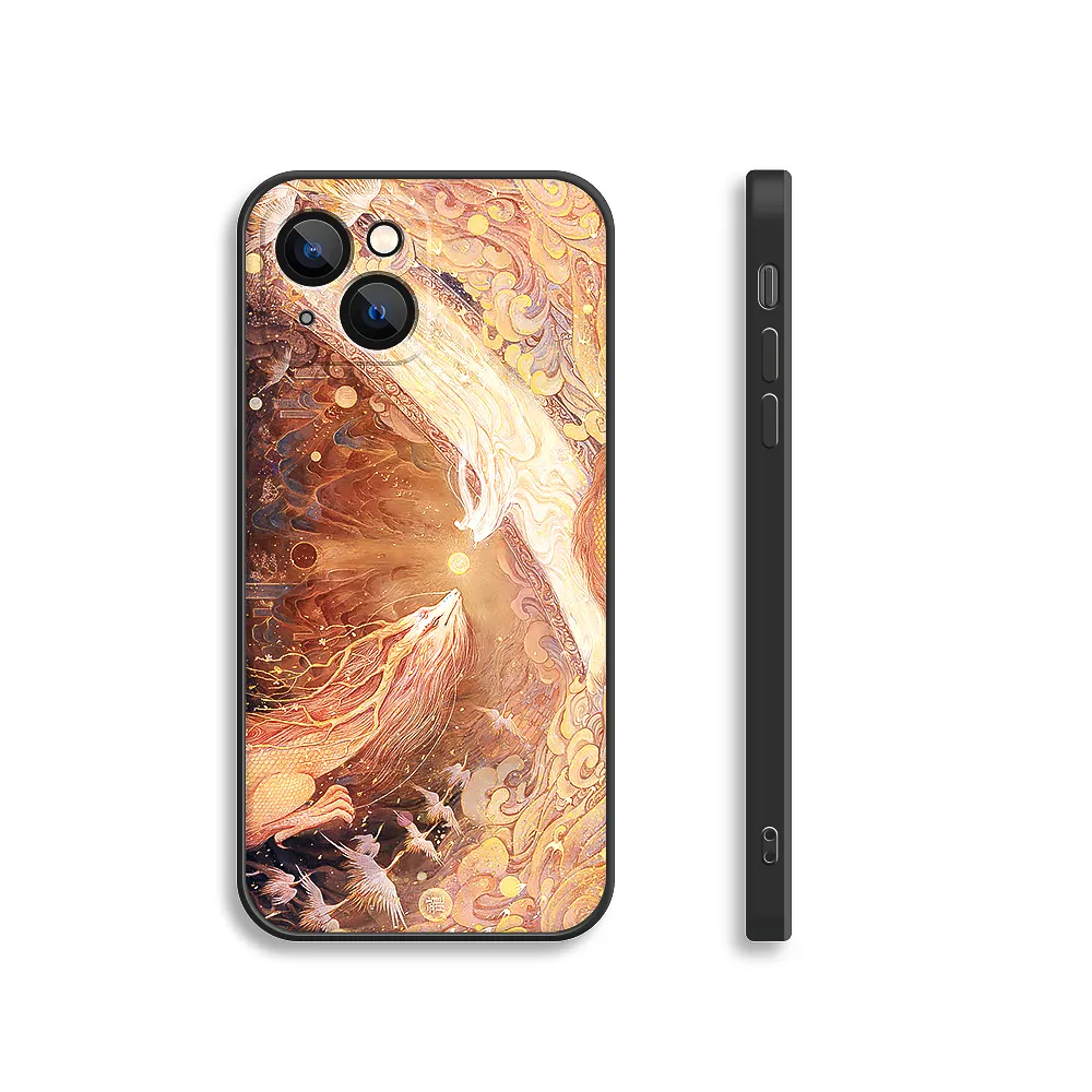 Apple iPhone Series FuXi Dragon Silicone Phone Case