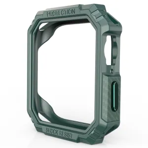 Apple Watch 44mm carbon fiber style cover - Green