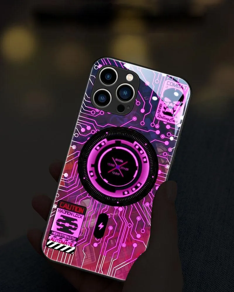 Appointment Time Cyber LED Flash Phone Case