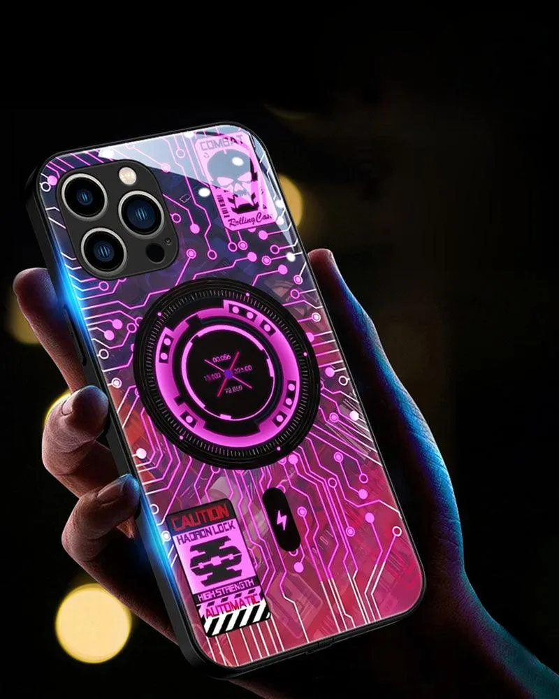 Appointment Time Cyber LED Flash Phone Case