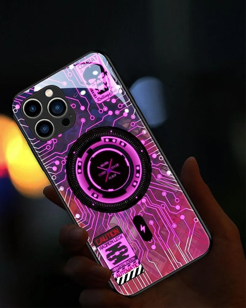 Appointment Time Cyber LED Flash Phone Case